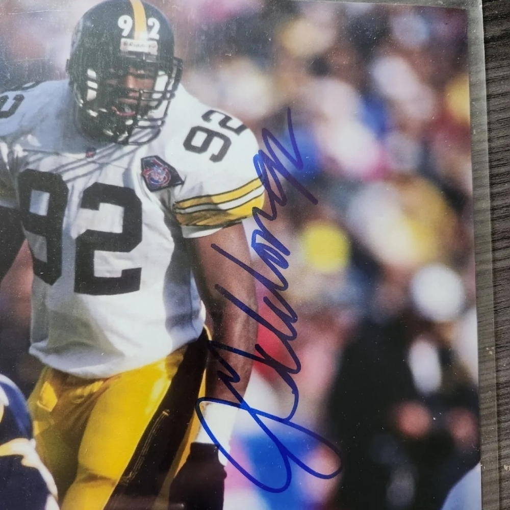 Autographed JASON GILDON Pittsburgh Steelers  8x10 Photo